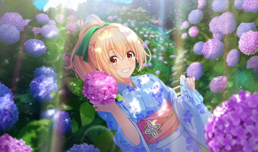 笑顔映ゆる花手毬（小鳥遊柚）