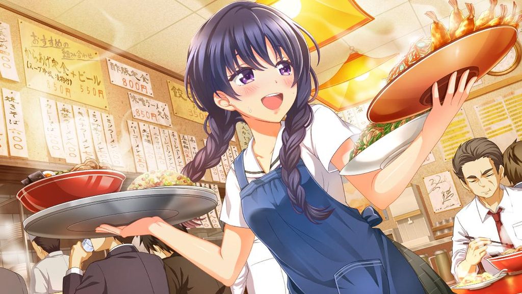 笑顔振りまく看板娘（近藤咲）