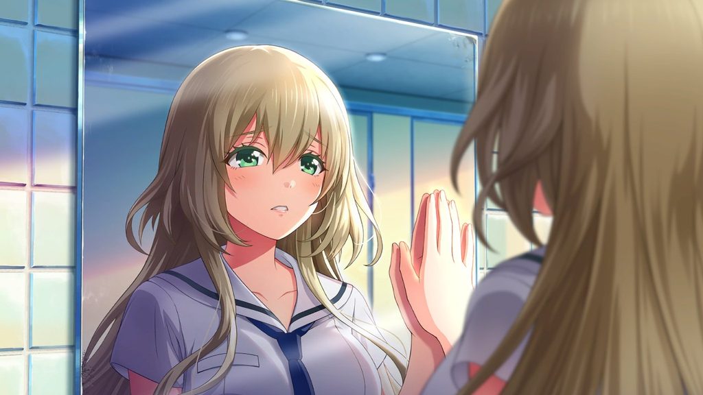 虚像に重ねた手（野崎夕姫）